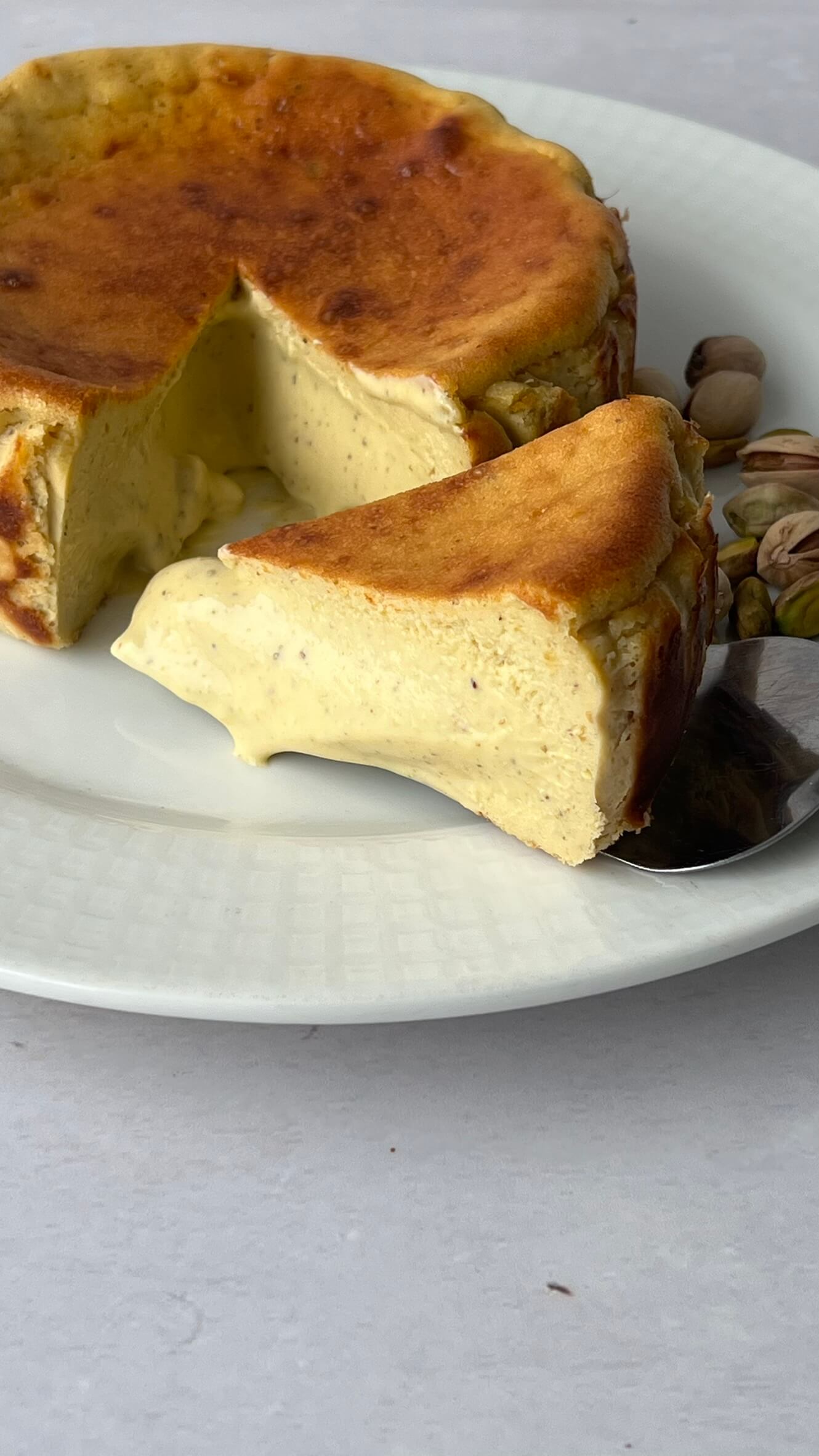 Pistacho Real — Tarta Vasca